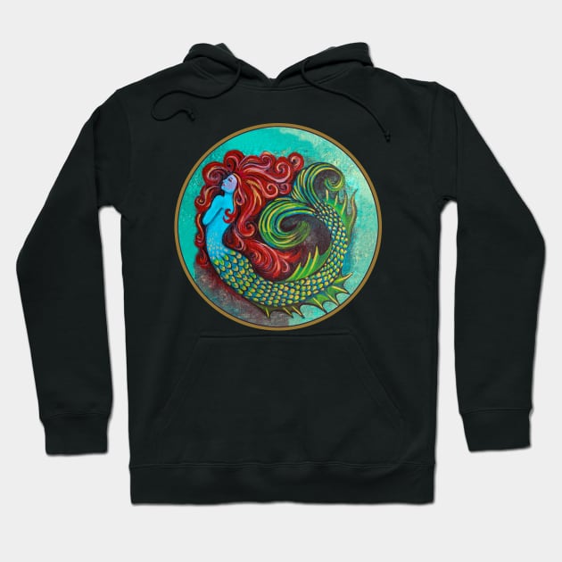 Mermaid Painting Hoodie by Heartsake